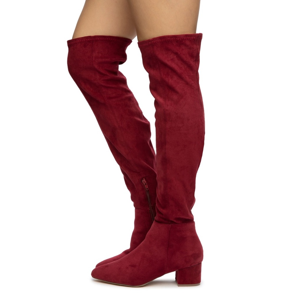Over The Knee Suede Boots